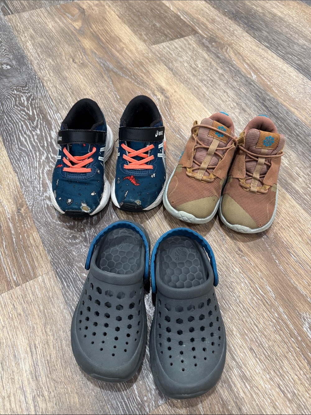ASICS, Nike and Joybees, Kids size 10C Shoe Bundle